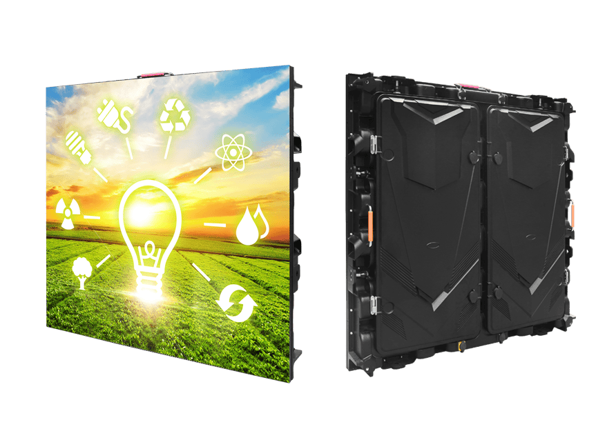 pantalla fija para exterior con ahorro de energia